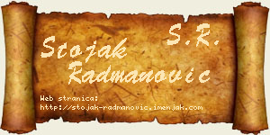 Stojak Radmanović vizit kartica